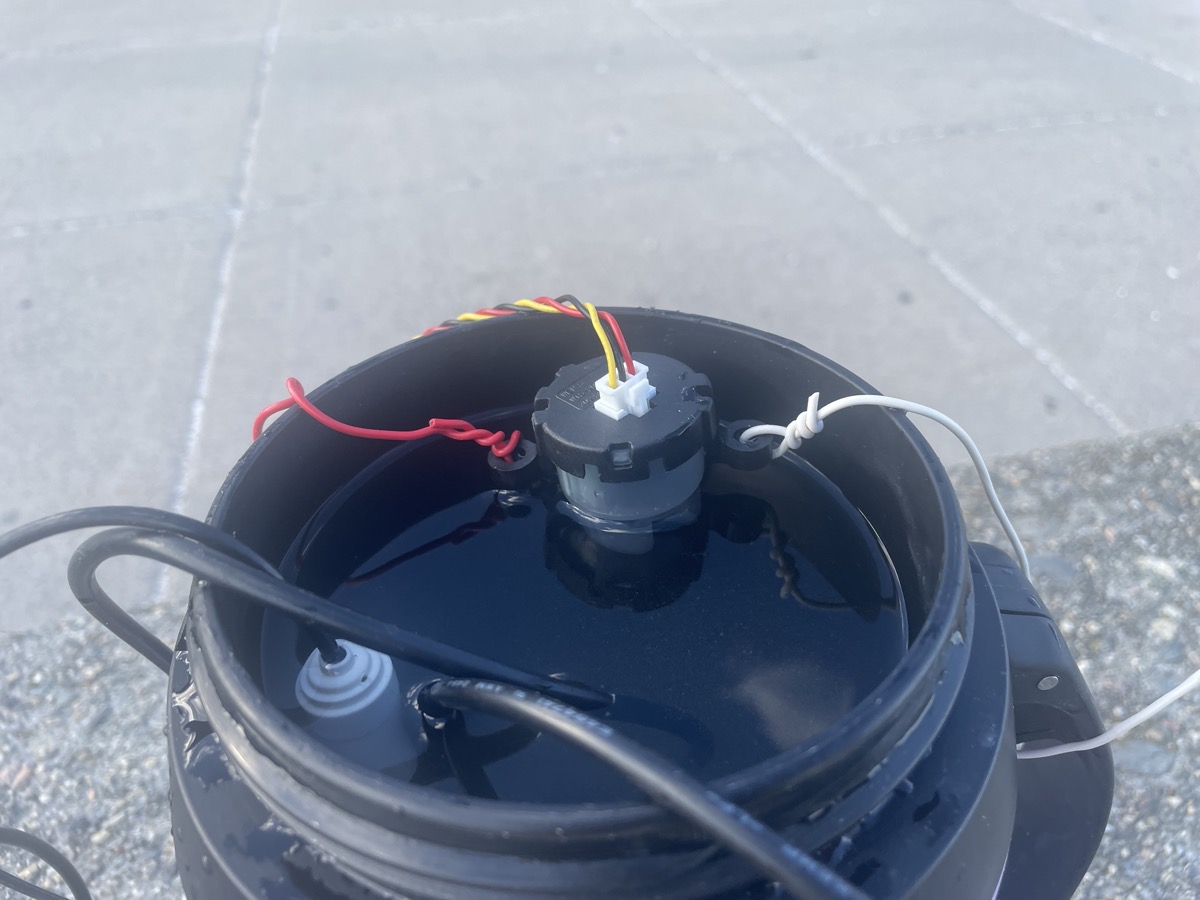 Live Test Setup - Water